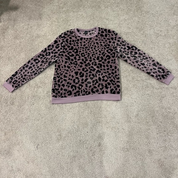 Cold Crush Plush Leopard Print Sweater - Picture 1 of 5